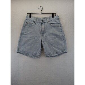 2- VTG Lee Shorts Mens 34 Made in USA 90s Riders Jeans Jorts Skate Light Wash
